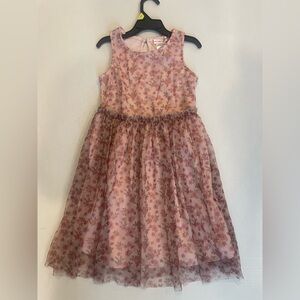 Love Squared Blush Floral Kids Dress